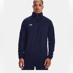 UA Men’s Navy 1/4 Zip Pullover, Golf / Training, Size L, NWT